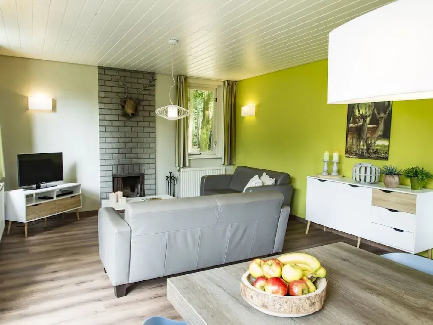 Garden-view Bungalow With a Fireplace, in the Veluwe