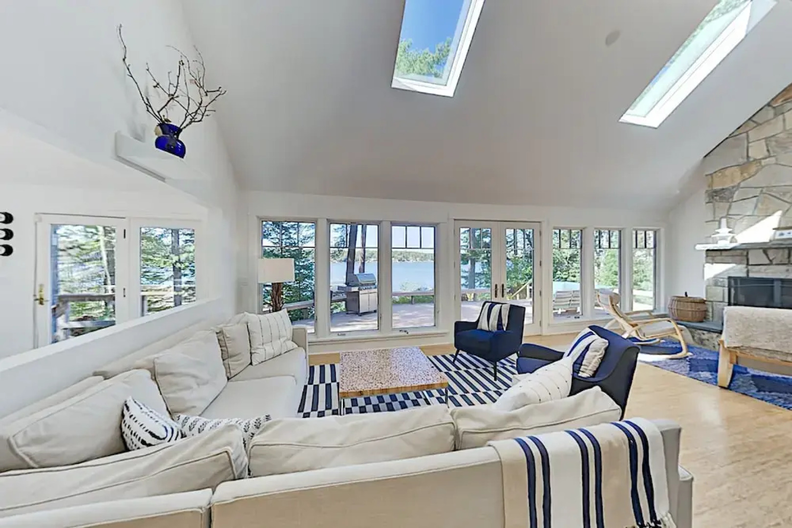 Stunning Waterfront W/ Private Deep-water Dock 6 Bedroom Home