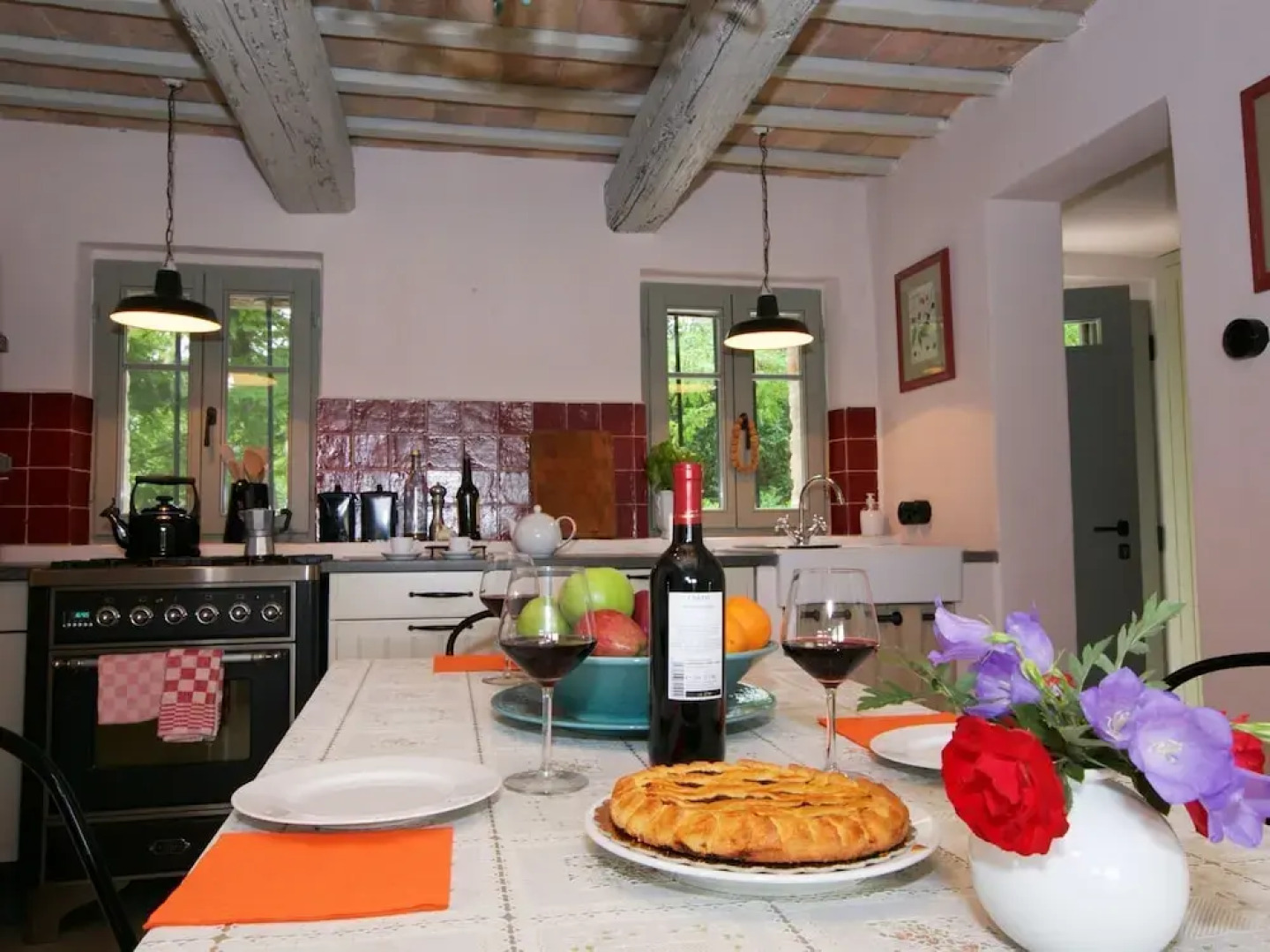 Spacious Mansion in Corinaldo with Barbecue