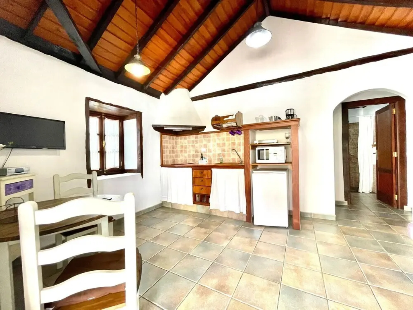 Bungalow 1 con Wifi A C BBQ Piscina en La Palma