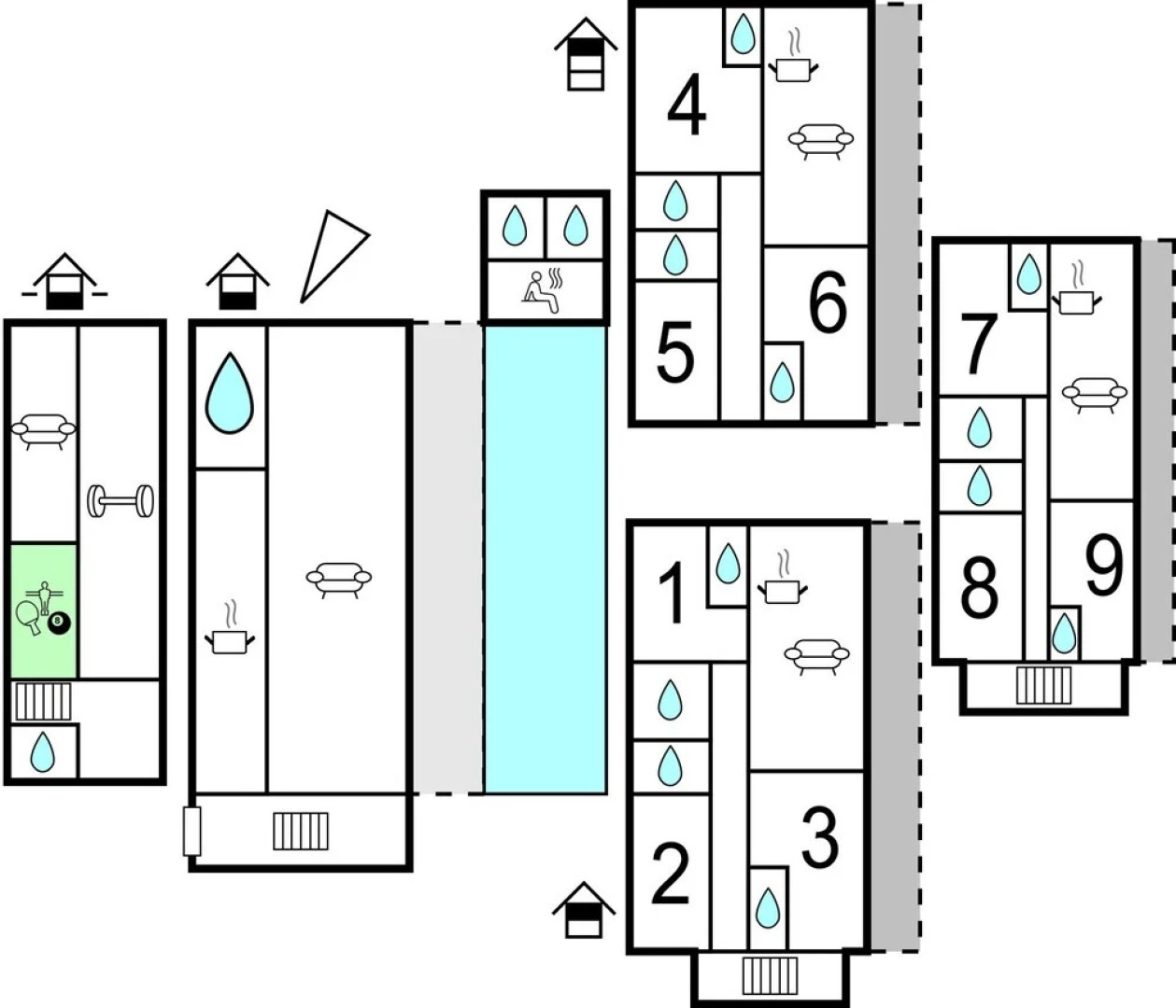 Amazing Home in Mravince With Sauna, Wifi and 9 Bedrooms