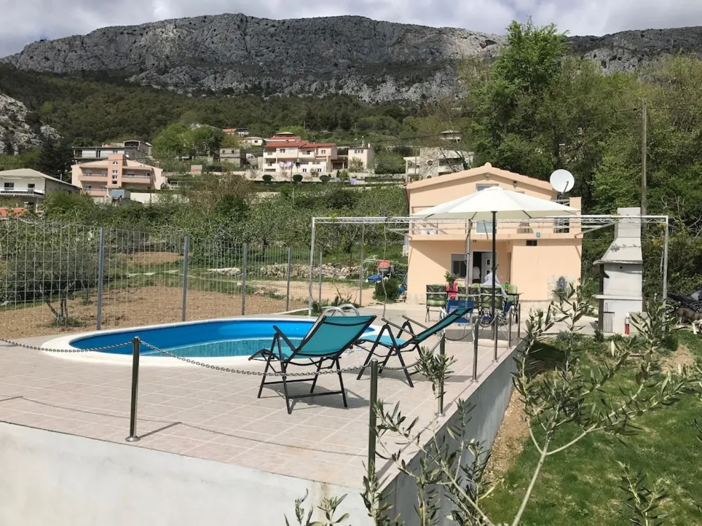 House With 2 Bedrooms in Solin, With Wonderful sea View, Private Pool,