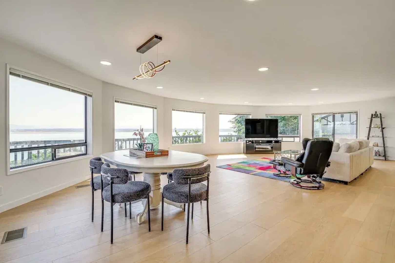Spacious Camano Home w/ Hot Tub & Water Views!