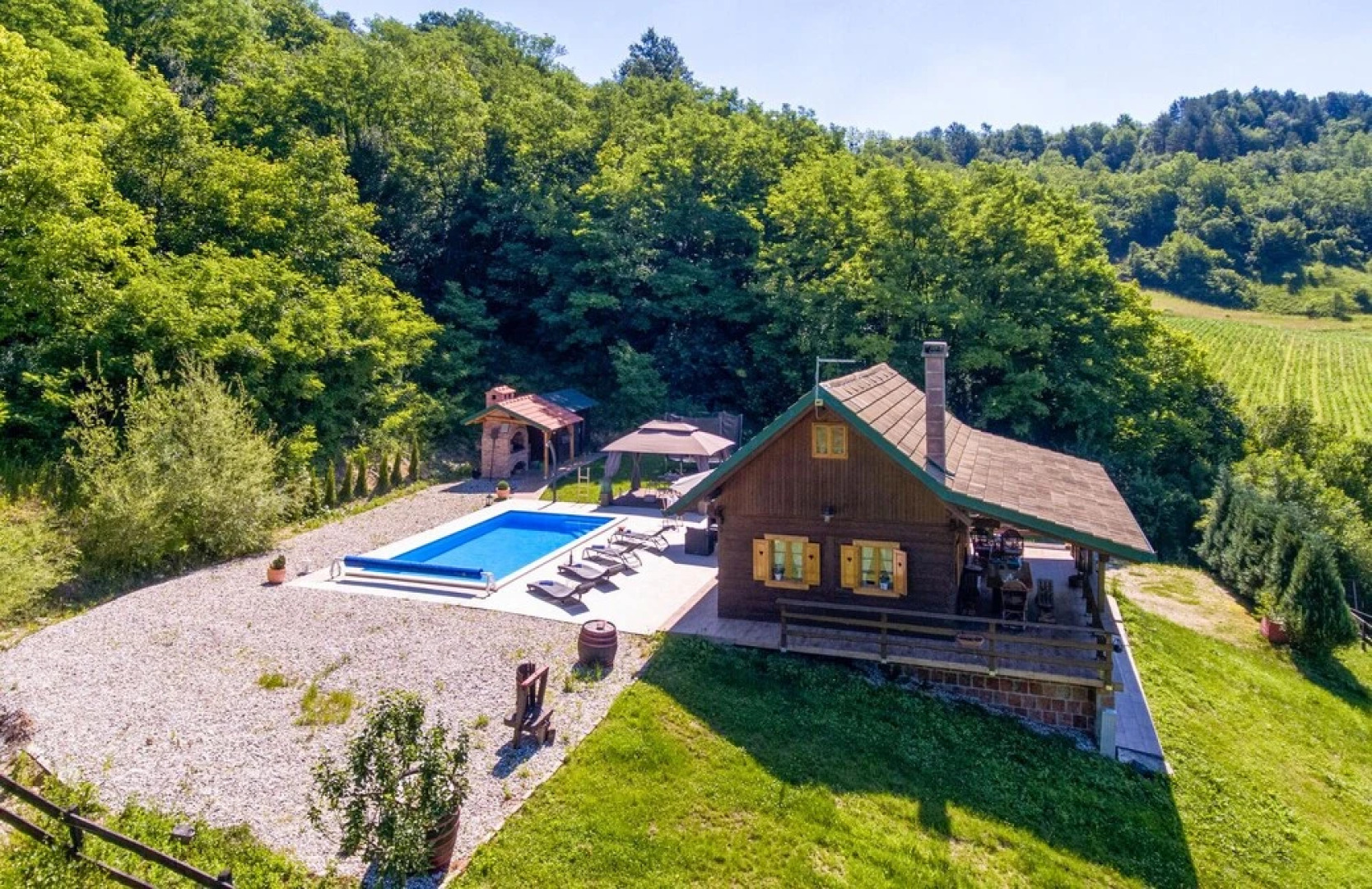 Awesome Home in Krapinske Toplice With 2 Bedrooms, Wifi and Outdoor Swimming Pool