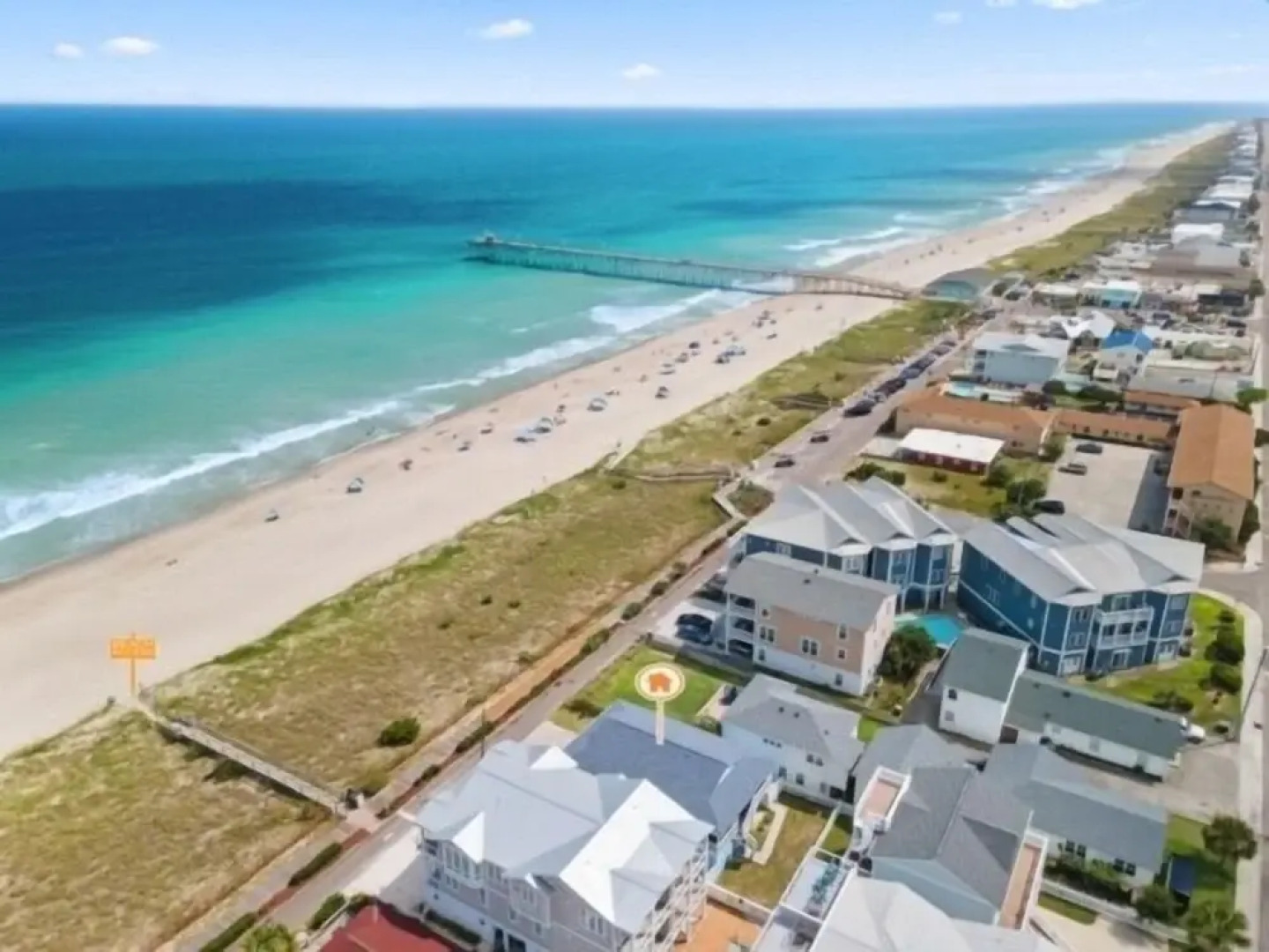 By The Kure Beach Pier 4 Bedroom Villa by Redawning
