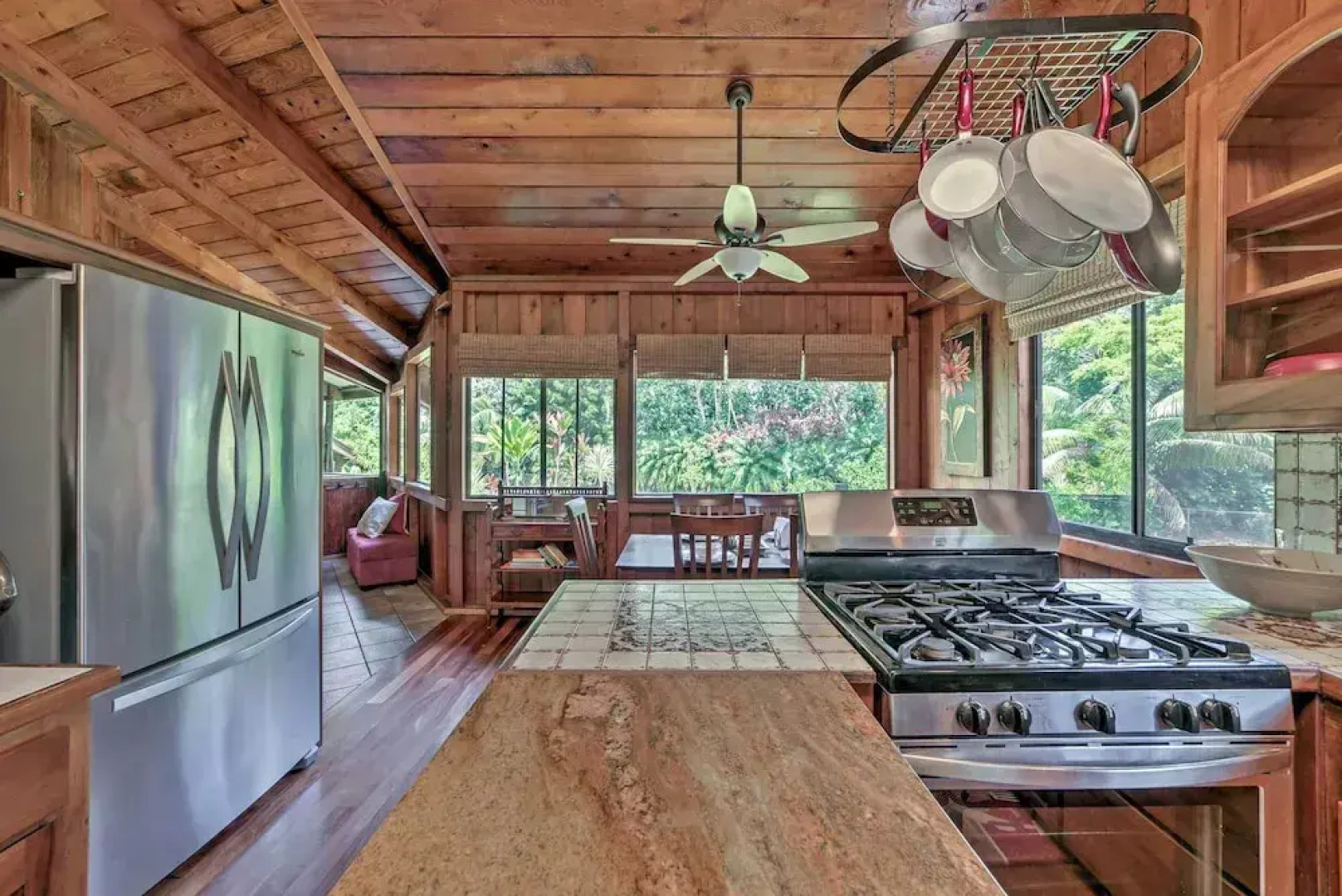 Tropical Cabana w/ Deck, Hot Tub & Lush Scenery!
