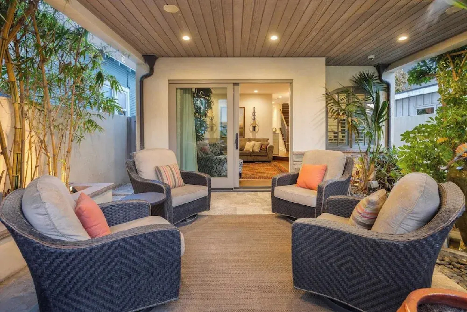 Seventh & Shore Stylish Seal Beach Home w/ Elevator, Fireplace + Bold Design