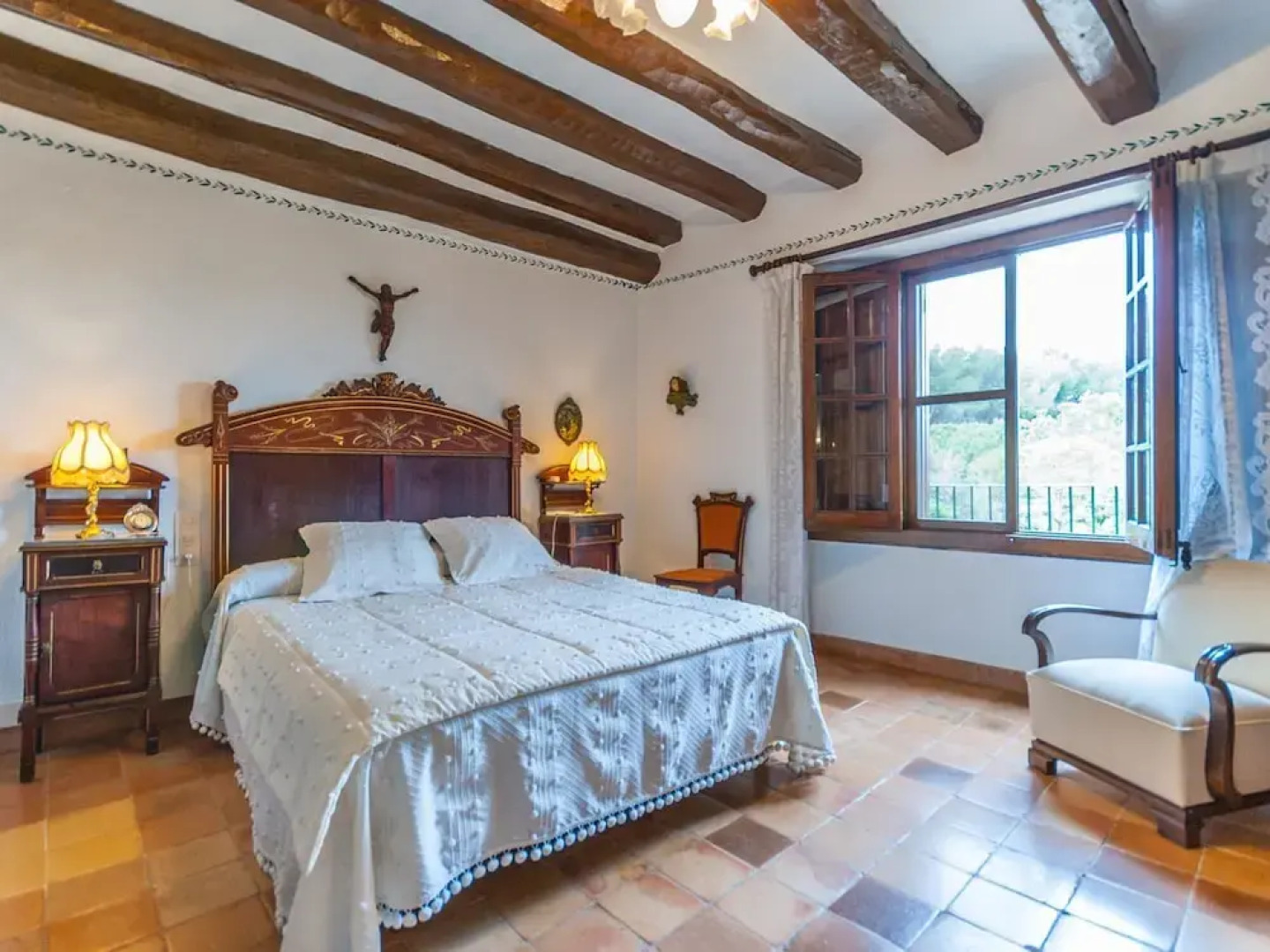 Lovely Holiday Home in Santa Oliva Spain With Garden