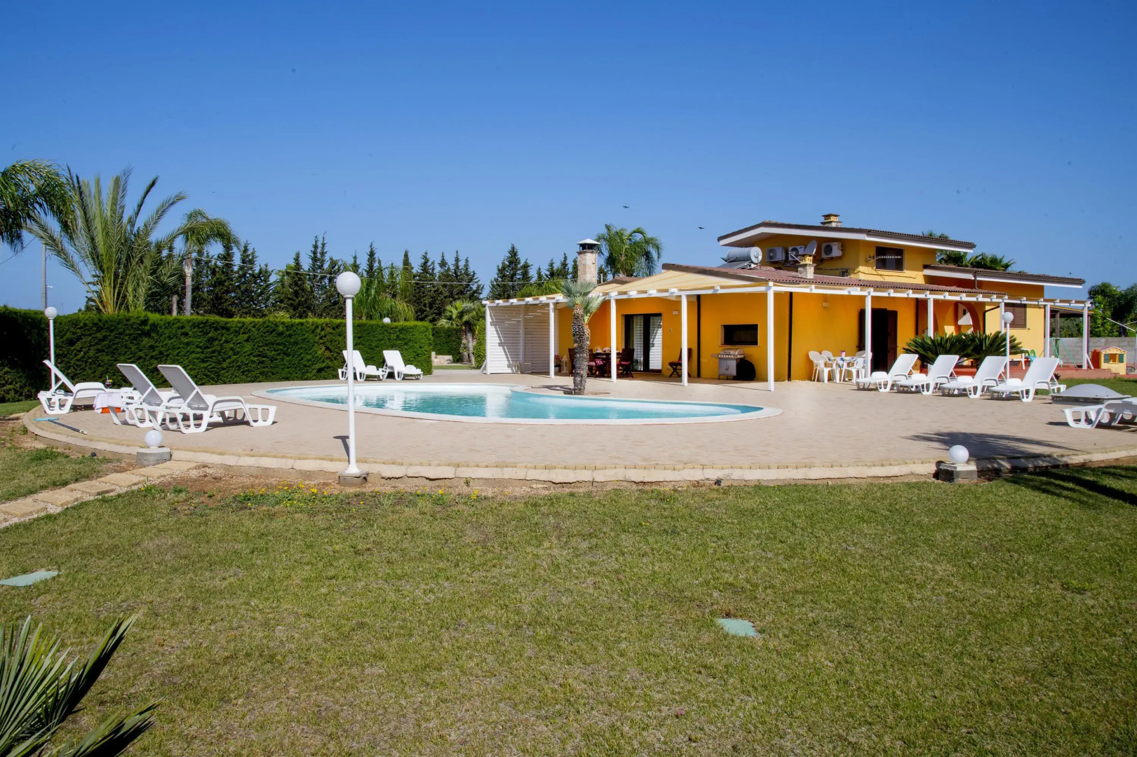 Large villa with pool