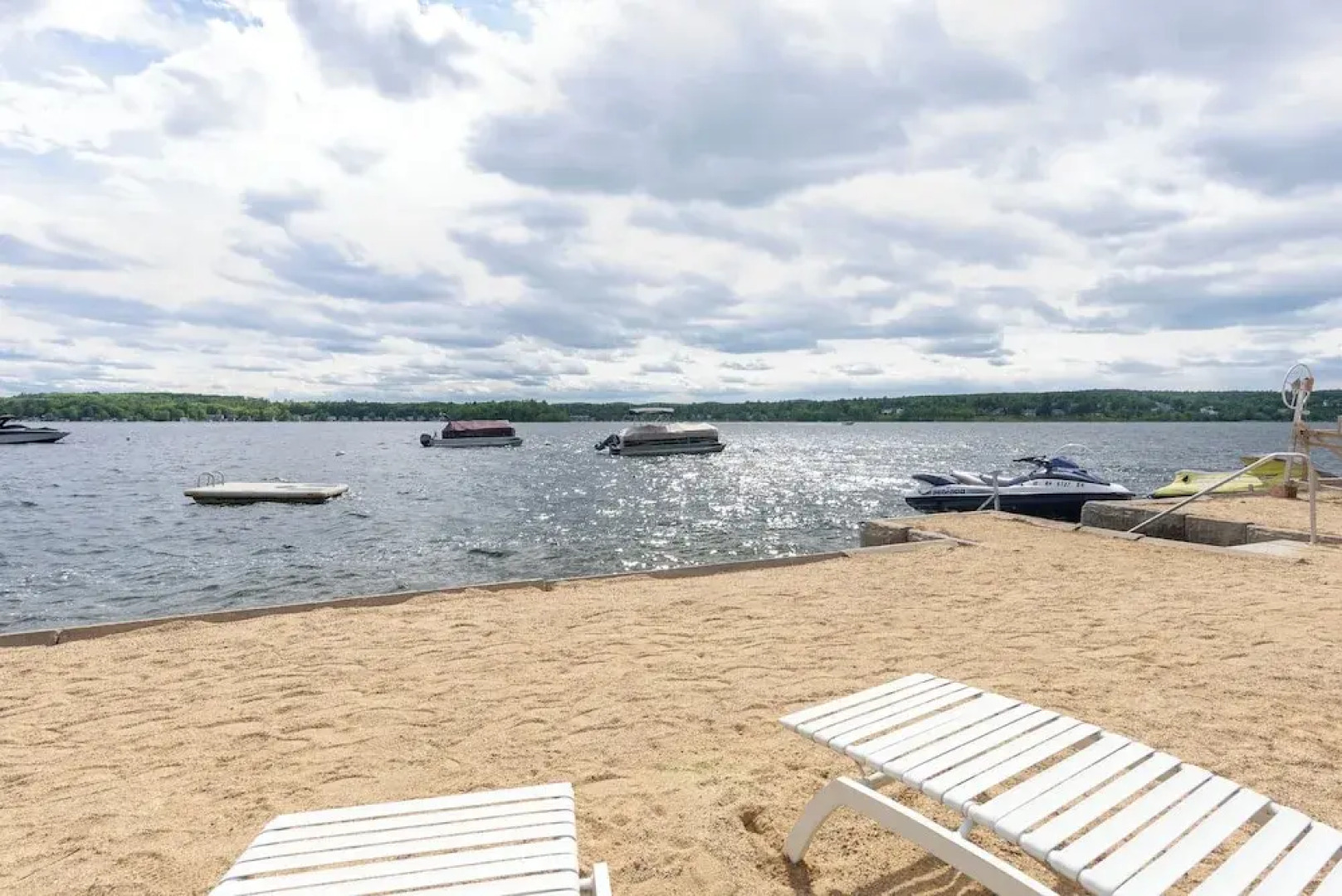 Steps to Beach: Lake-view Laconia Getaway!