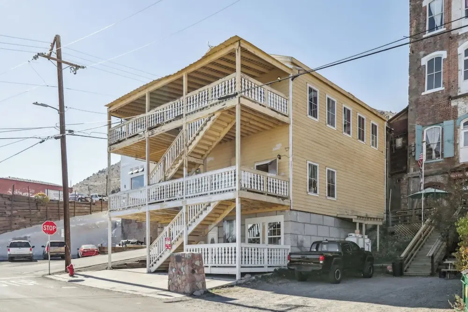Mountain-view Deck: Stylish Virginia City Apt!