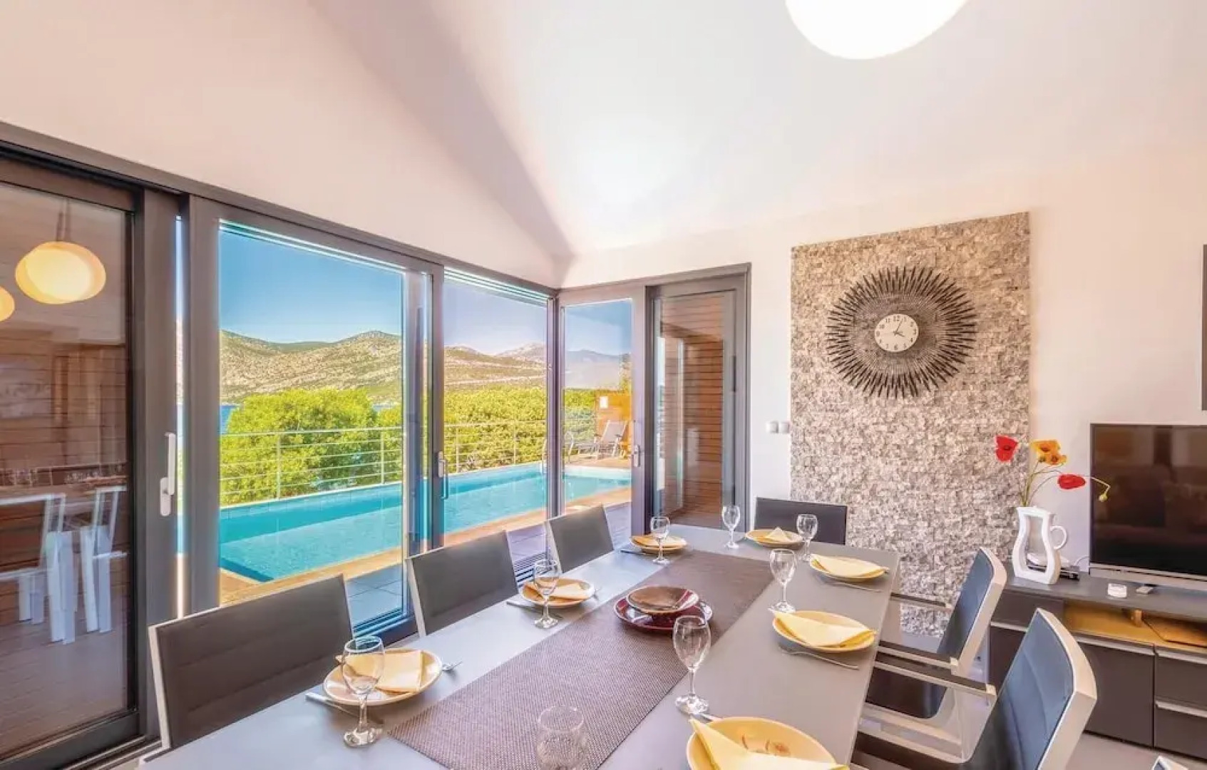 Nice Home in Kneze with Hot Tub, WiFi & Outdoor Swimming Pool