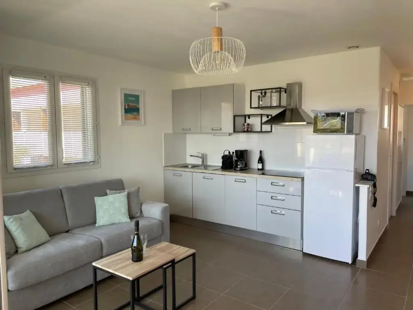 Appart T2 de 40m2 pieds dans l'eau + piscine