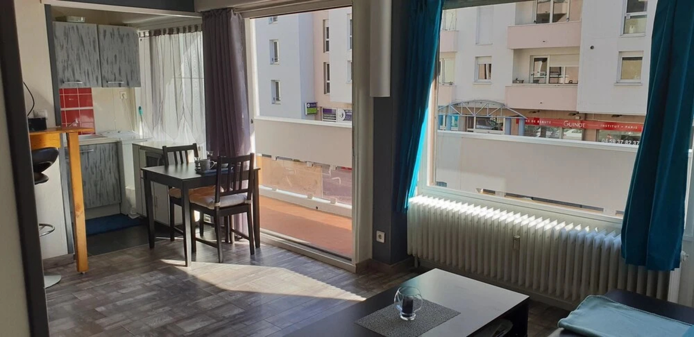 Studio in Annemasse, With Wonderful City View, Furnished Balcony and W
