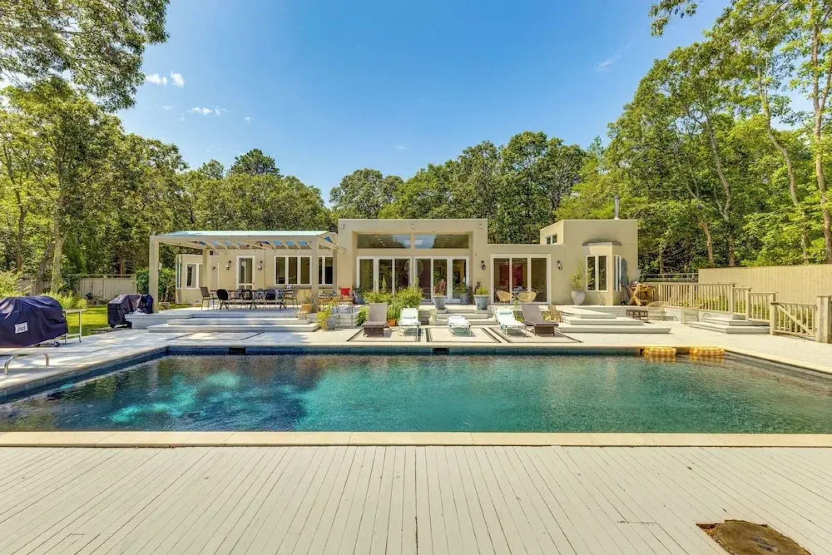 Hamptons Home w/ Private Pool, 1 Mi to Beach!