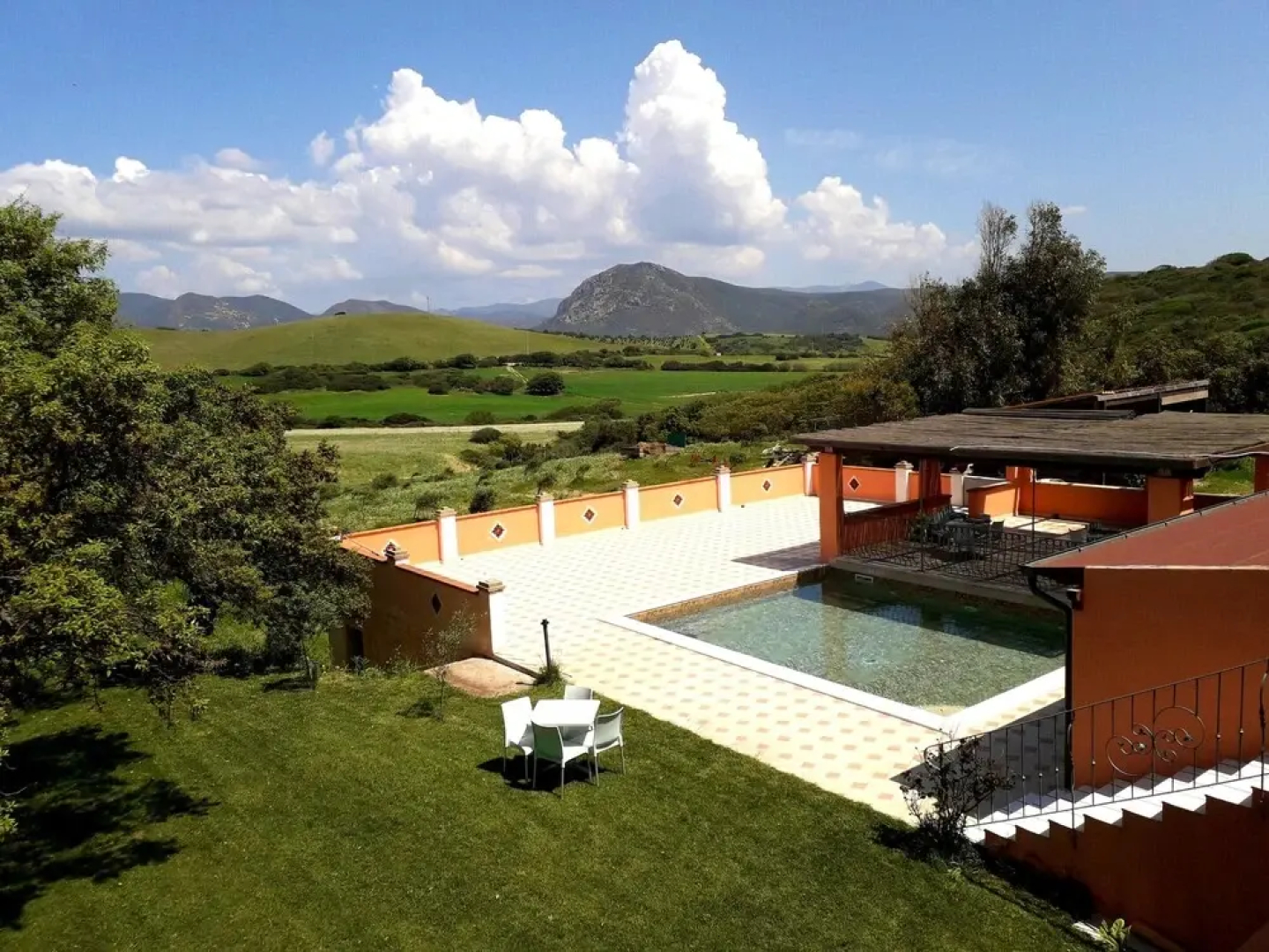 Apartment With 2 Bedrooms in Gonnesa, With Wonderful Mountain View, Shared Pool, Enclosed Garden Near the Beach