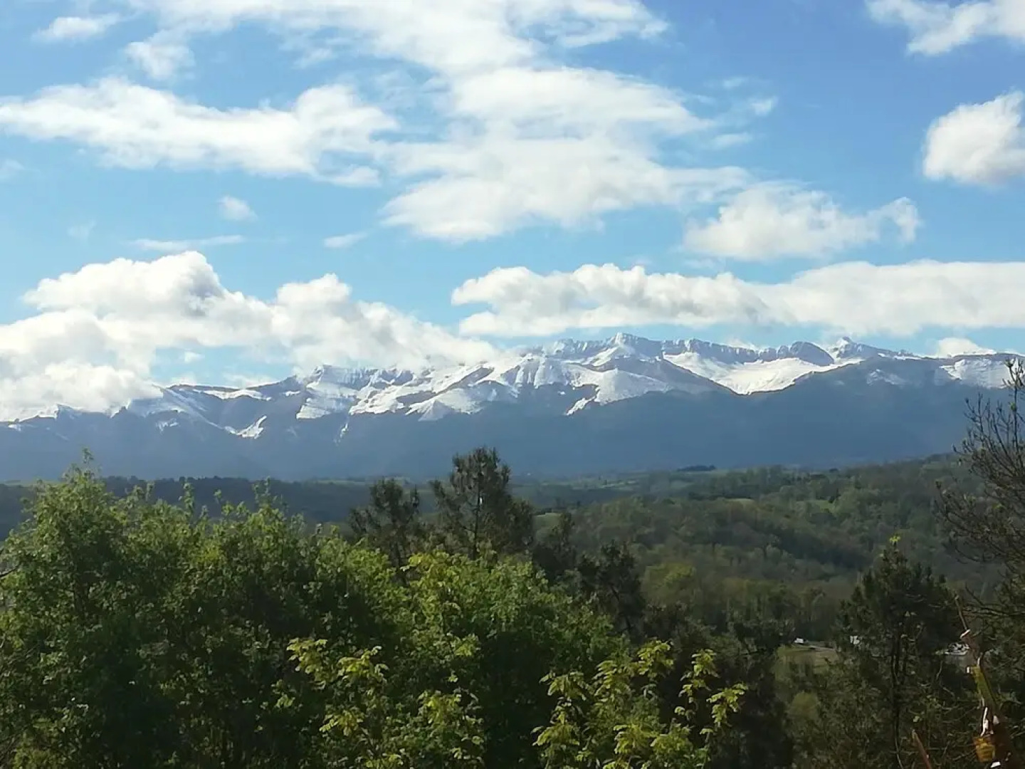 House With 2 Bedrooms in Gan, With Wonderful Mountain View, Furnished Garden and Wifi - 45 km From the Slopes