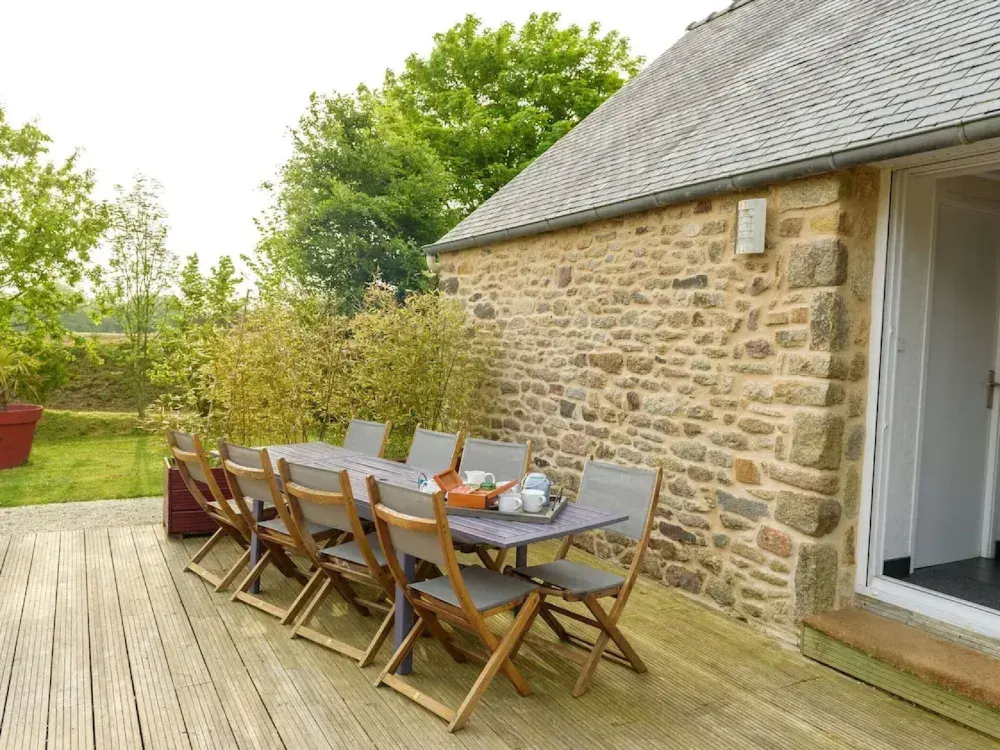 Peaceful Holiday Home in Plouguin With Indoor Pool