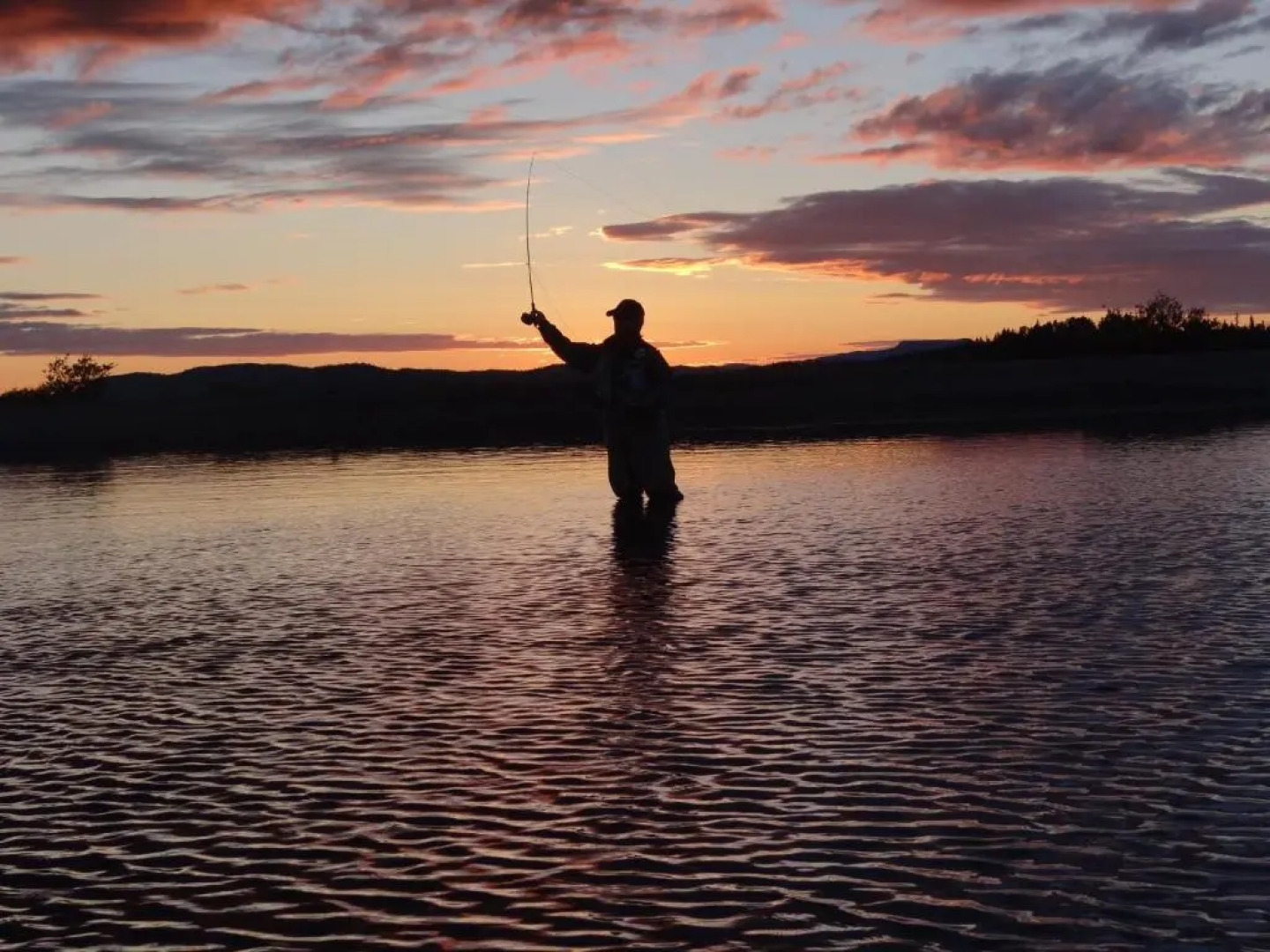 Cottage On Wild River In Lapland/Sweden