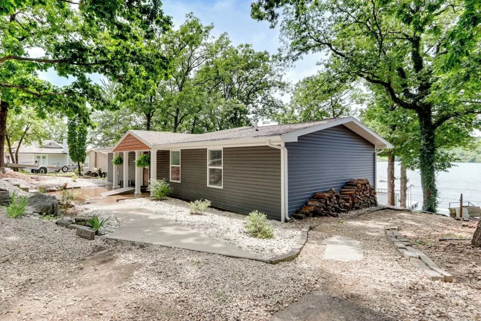 Dock & Sunset Views: Lakeside Ozark Retreat!
