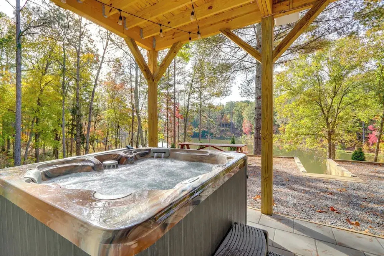 'lakeside Paradise' in Ellijay: Hot Tub, Fire Pit