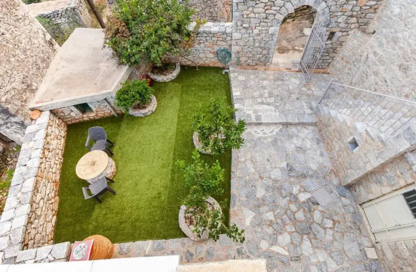 Stone tower's east mani