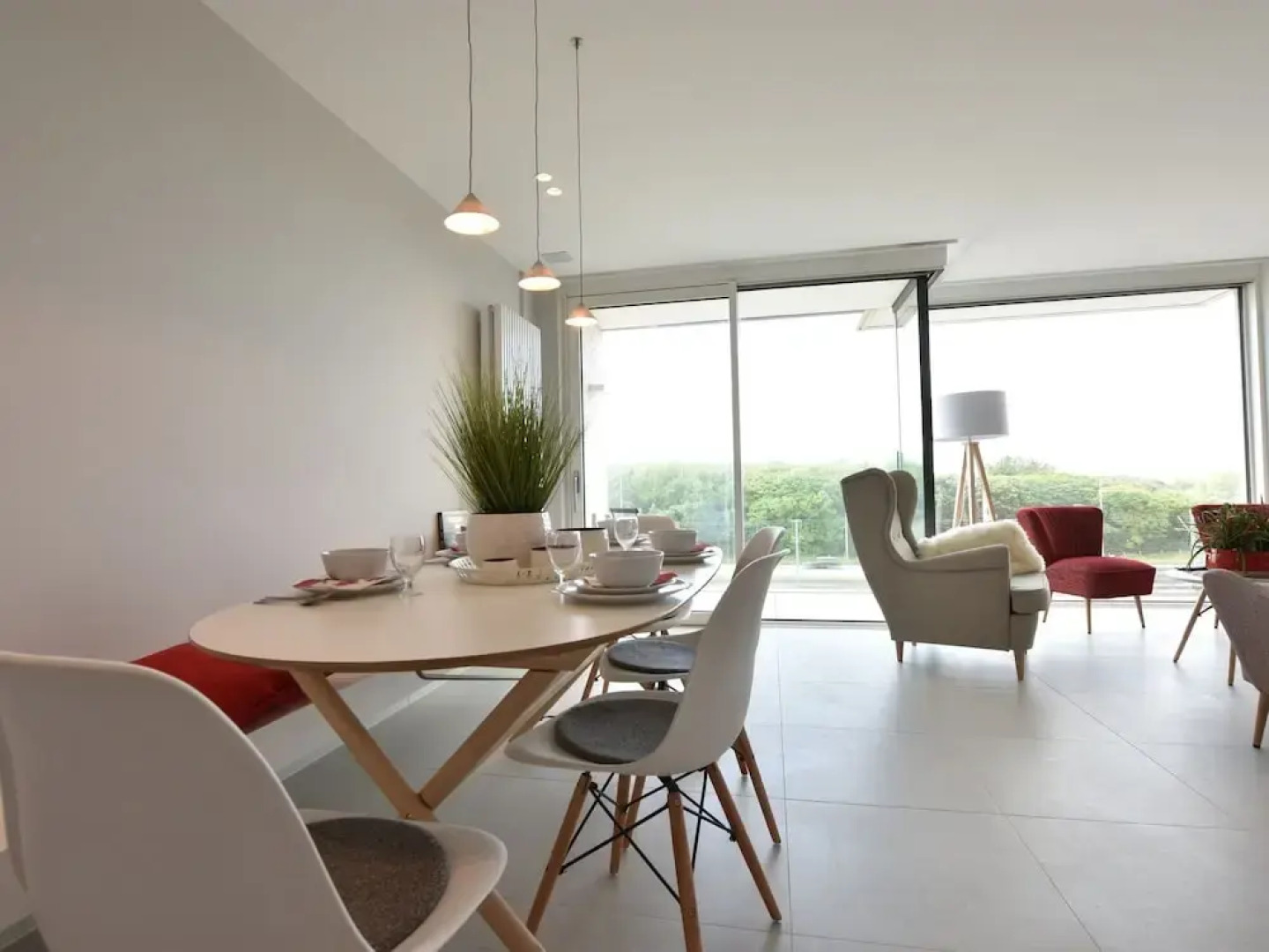 Modern Apartment in Bredene With Balcony