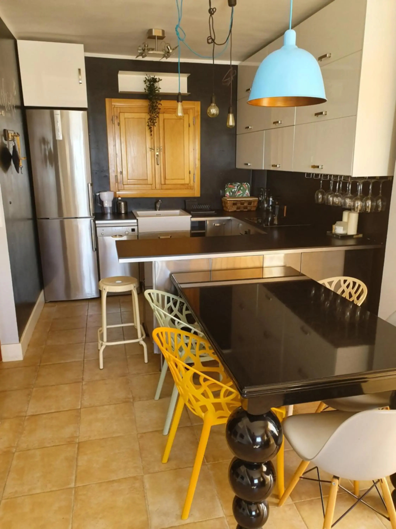 CASA JAN with pool, mountain and sea views.