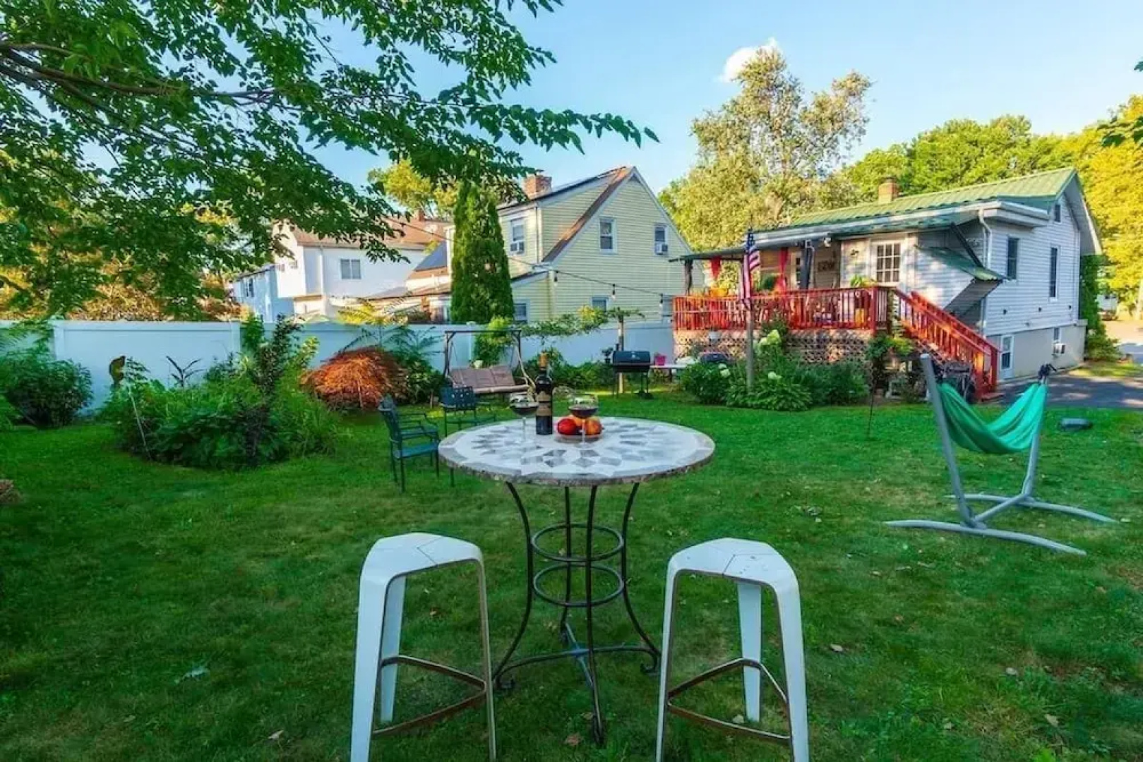 Whimsical Staycation Fire Pit Full House 2 Bedroom Home by RedAwning
