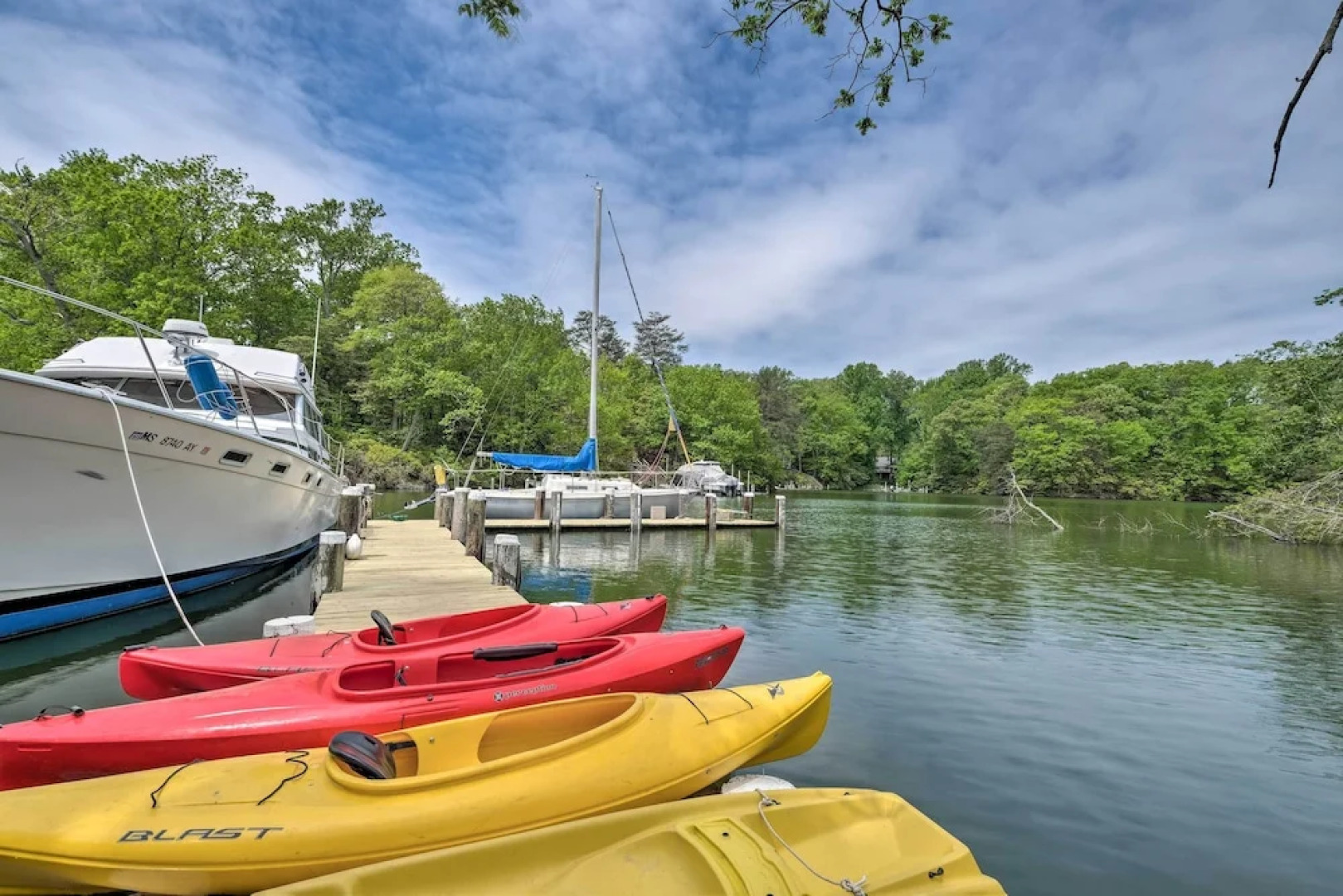 Waterfront House With Dock, Kayaks, & Sailboat!