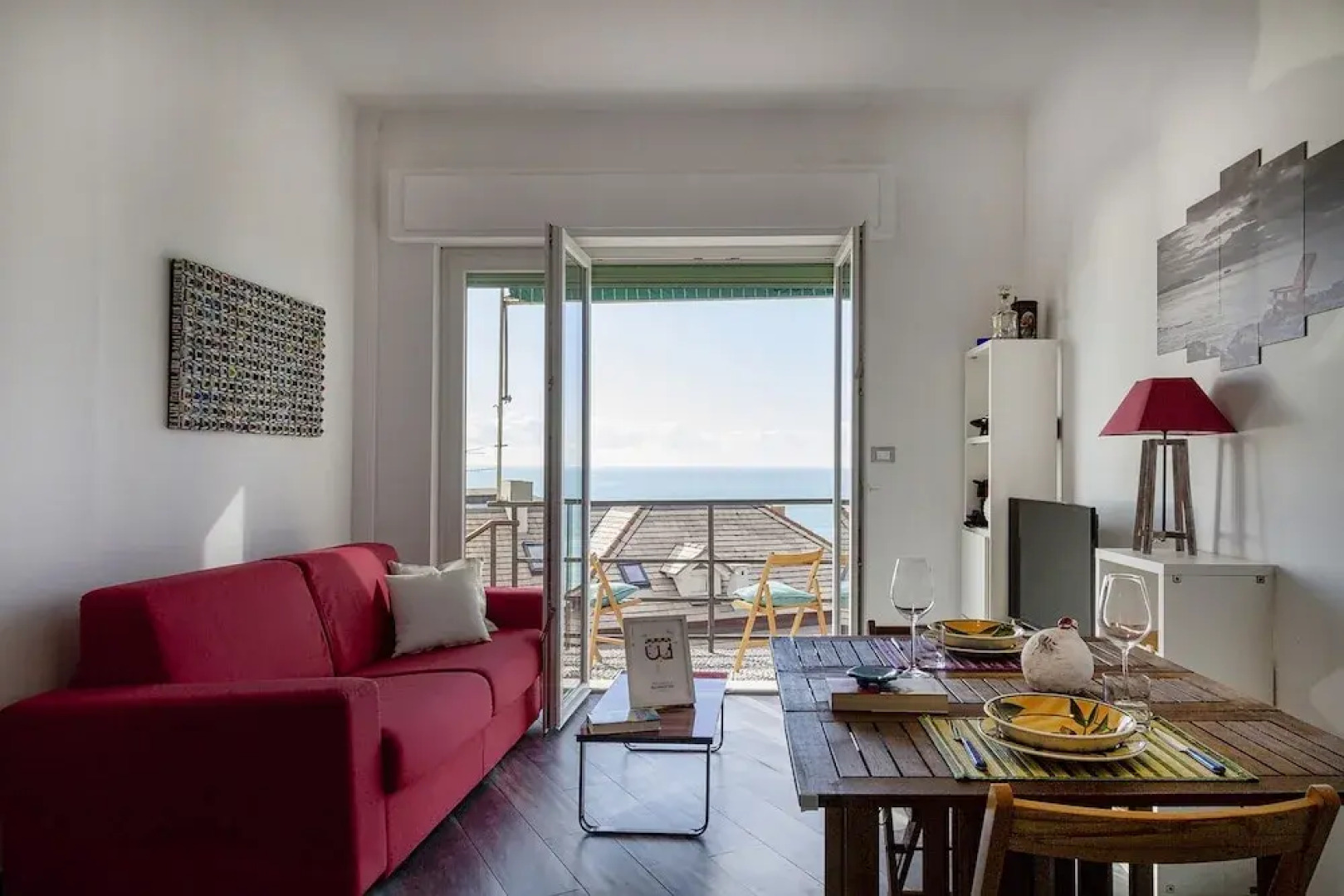 Sunset Apartment above the sea