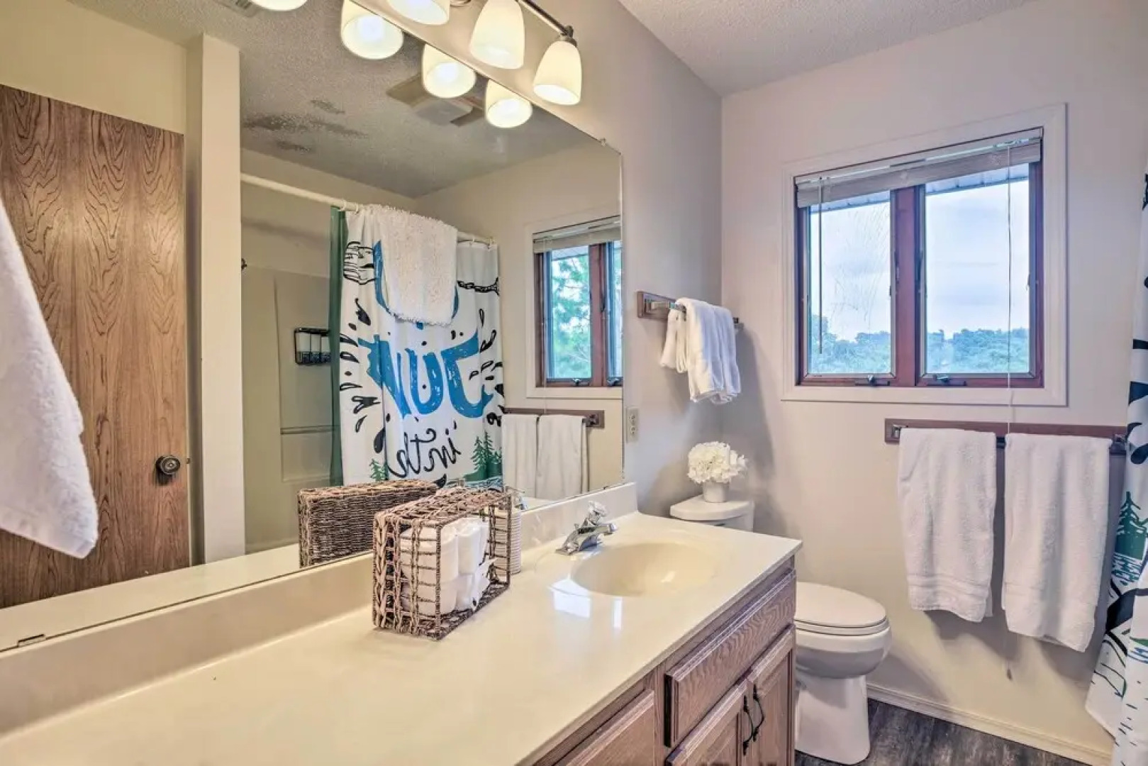 Grand Rogers Lake Home w/ Game Room & Scenic Views