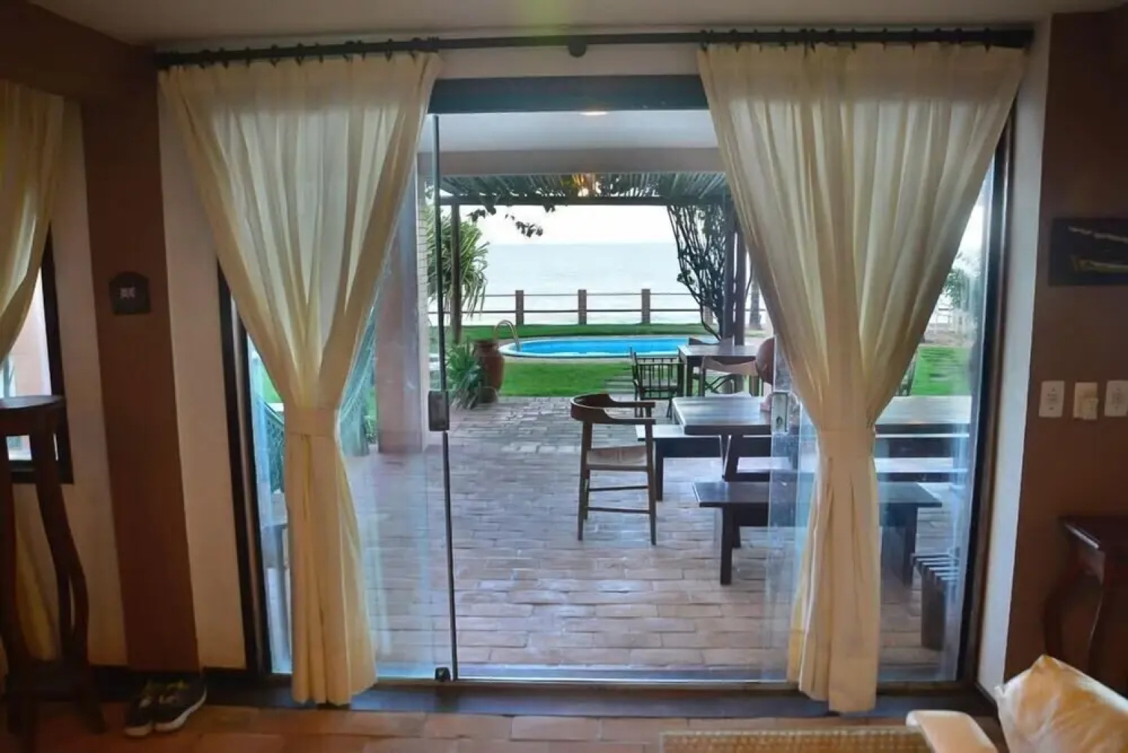 Casa de luxo na beira mar Porto Mirim