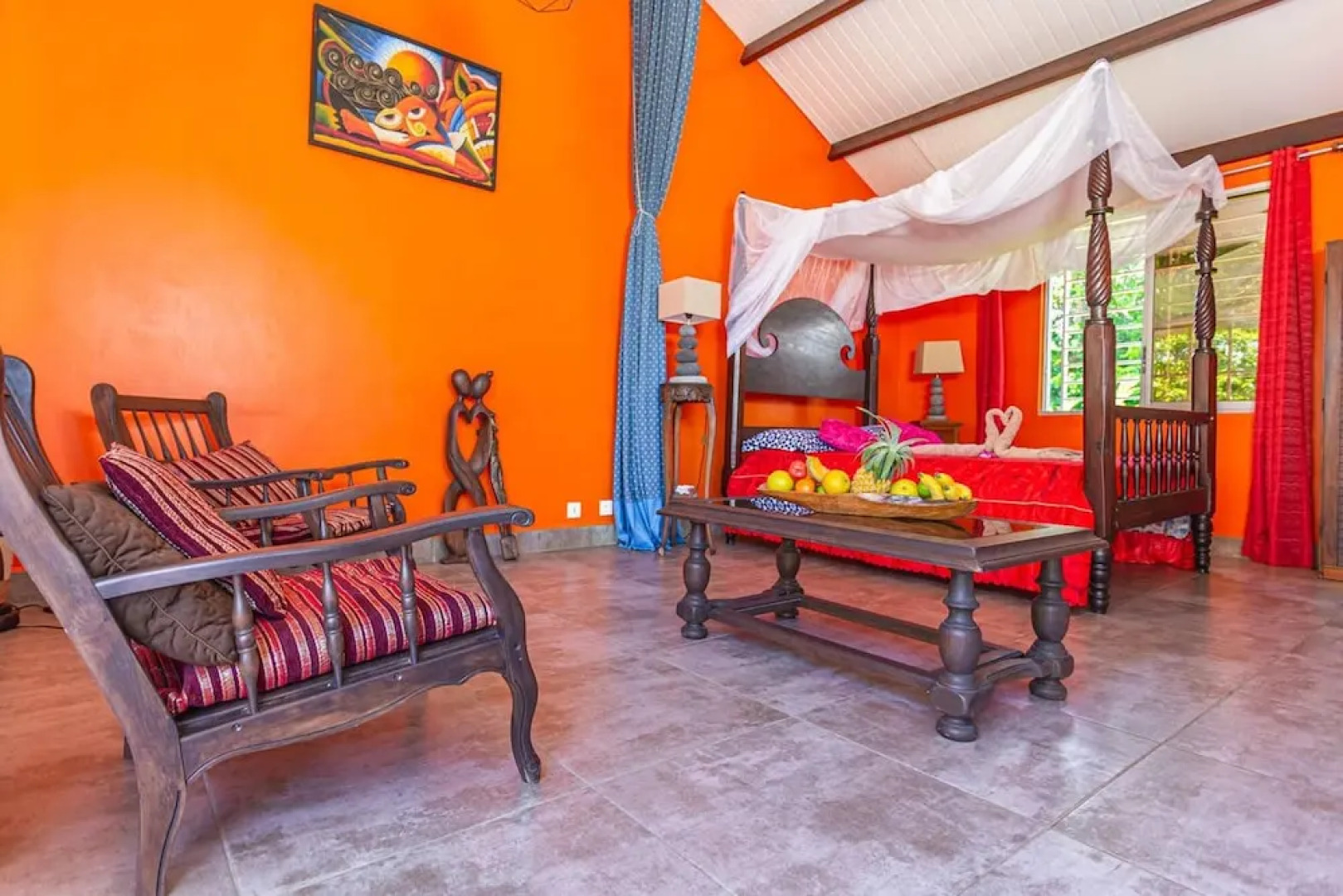 Bungalow With one Bedroom in Ste Rose, With Wonderful sea View, Pool A