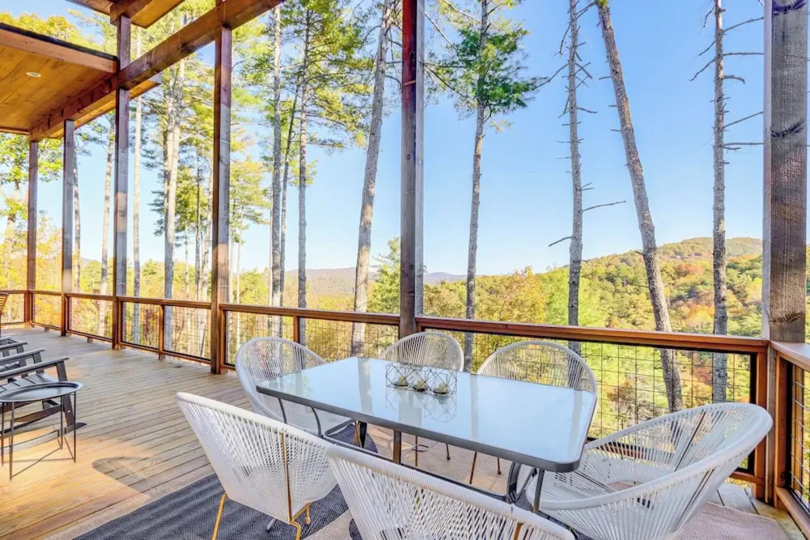 Modern Mtn Cabin w/ Deck & Views in Blue Ridge!