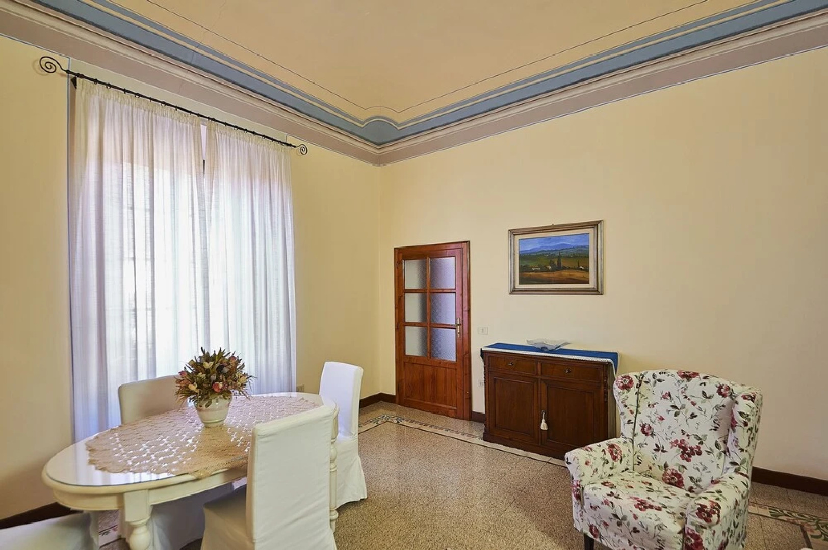 Historic House With Garden in Front of the Grotta Giusti Thermal Pool Near Lucca