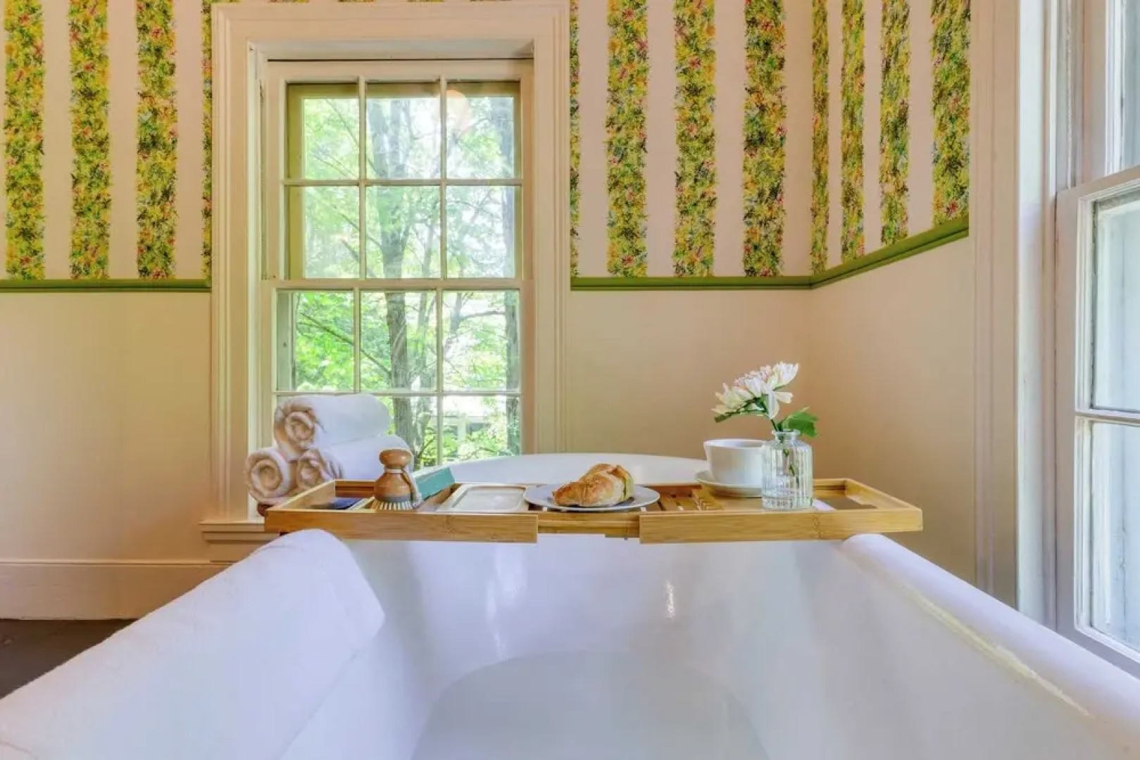 Relax in Style at Historic Modern on Main With Modern Amenities & Wooded Views