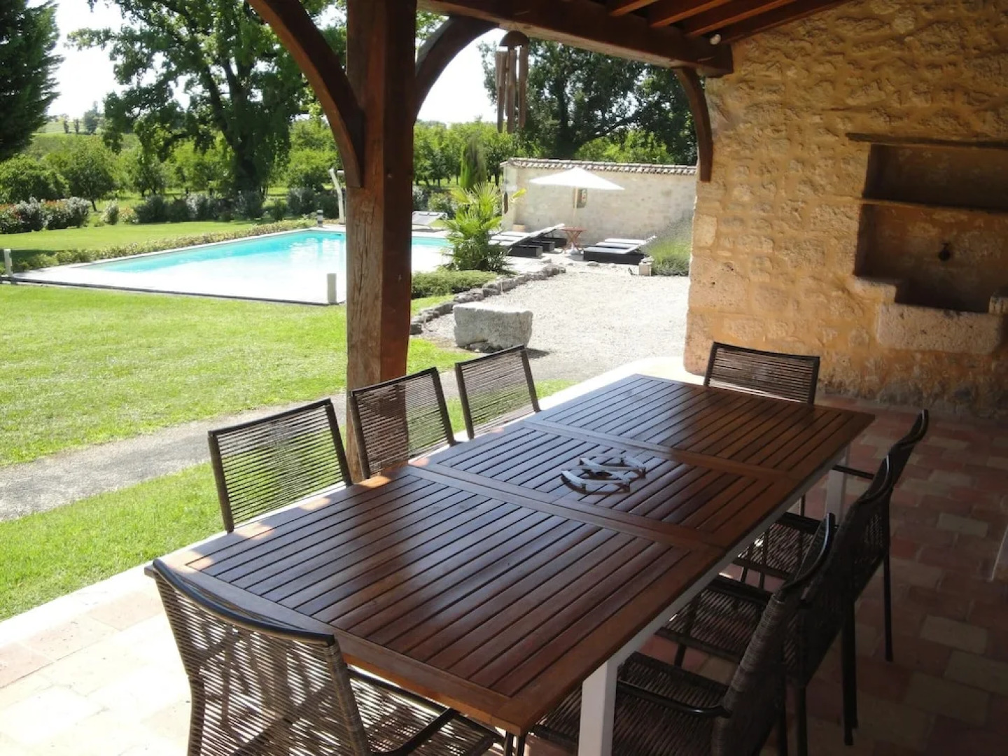 Villa With 3 Bedrooms in Beaumontois en Perigord, With Private Pool, Enclosed Garden and Wifi
