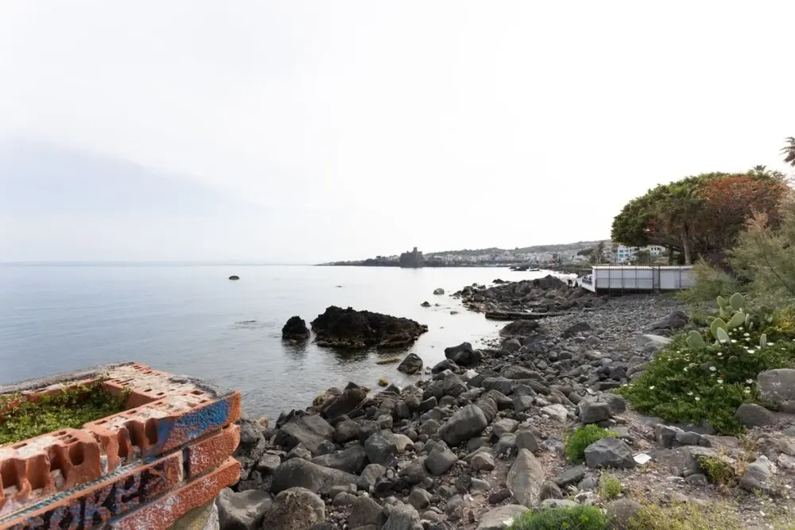 Aci Castello Seaview Apartment With Parking