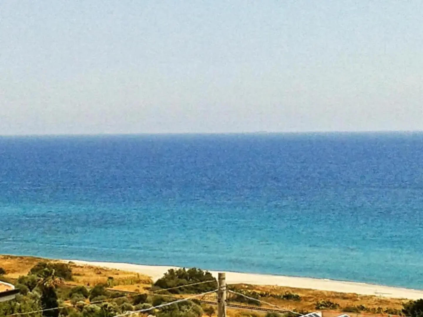 Apartment with 2 bedrooms in Brancaleone Marina with wonderful sea view and enclosed garden 200 m from the beach