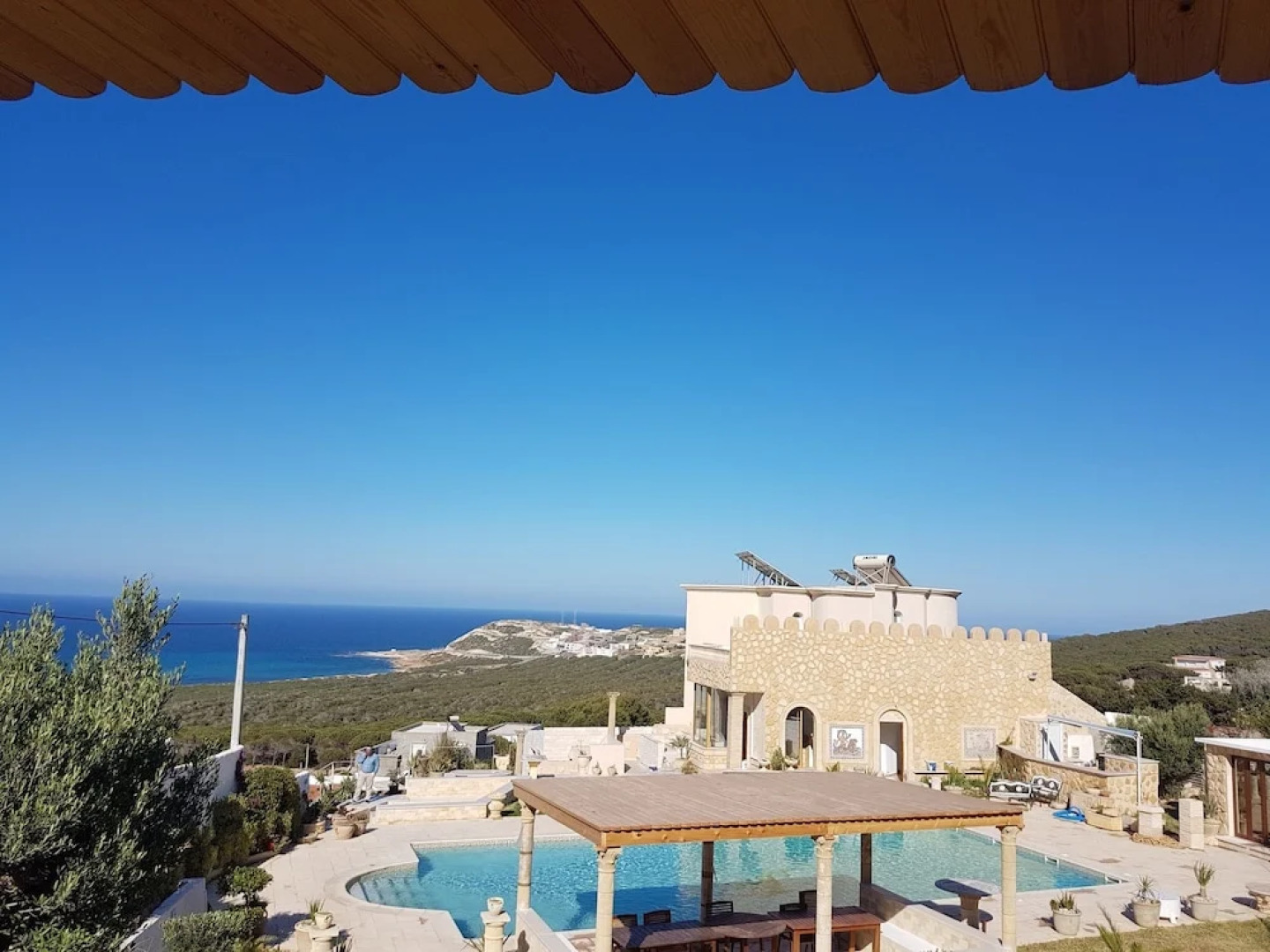 Villa With 5 Bedrooms in Bizerte, With Wonderful sea View, Private Poo