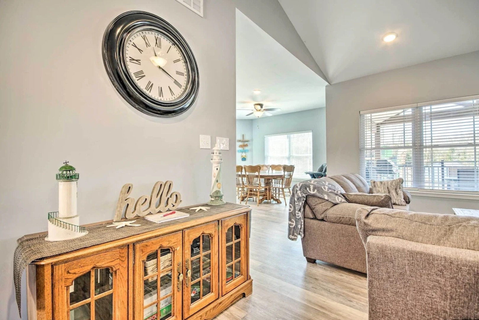 Dock & Fire Pit: Lakefront Rocky Mount Home!