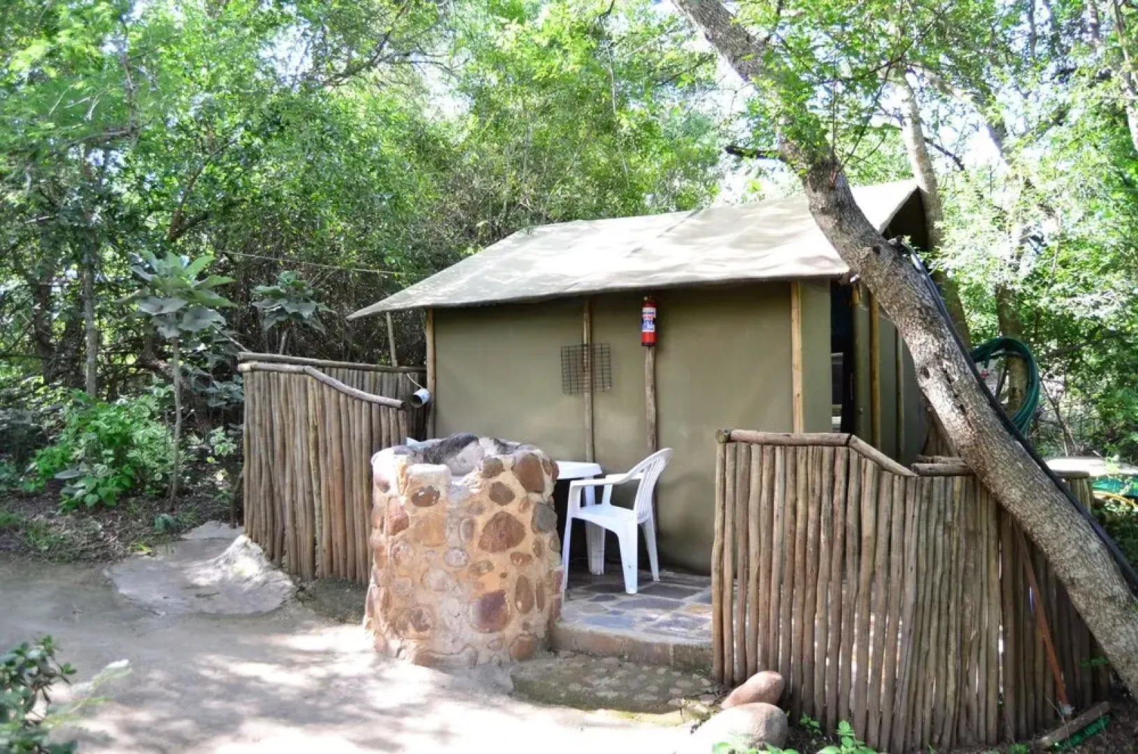 Pure Wilderness in Amanzimlotzi Riverside Bush Tent in Limpopo, Kruger Park