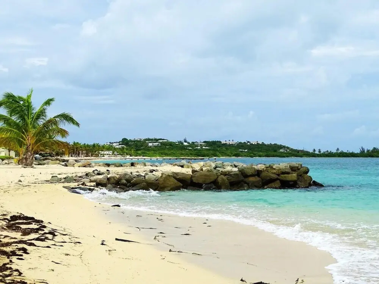 Studio in Sandy Ground, With Wonderful sea View, Pool Access, Enclosed Garden - 50 m From the Beach