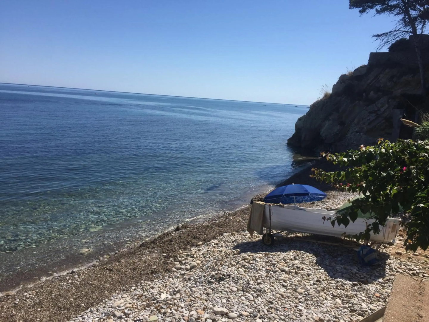 Sfondo Blu Villa sul mare