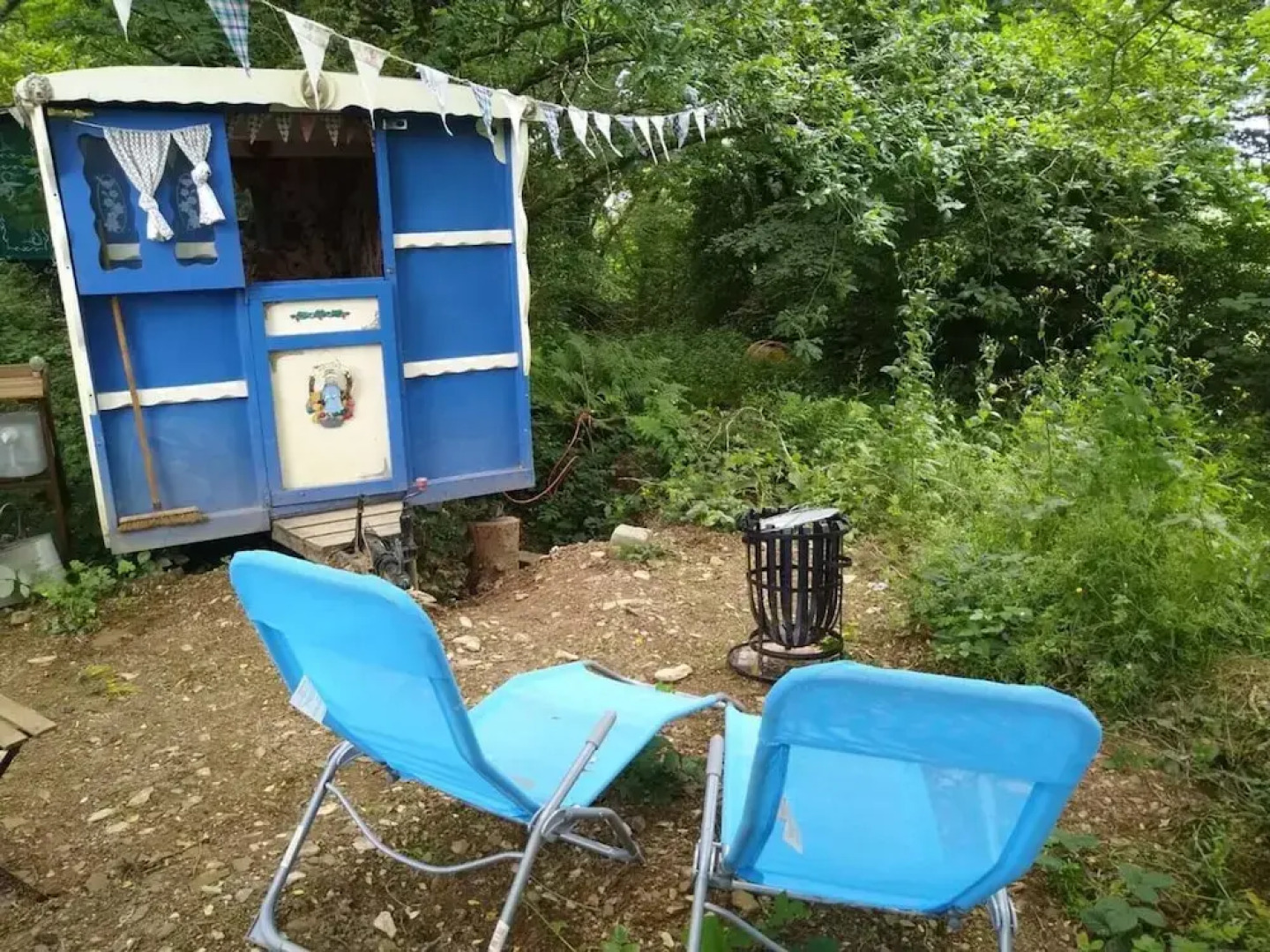 Pilgrims Shepherd's Hut - Goosewell Glynn Glamping