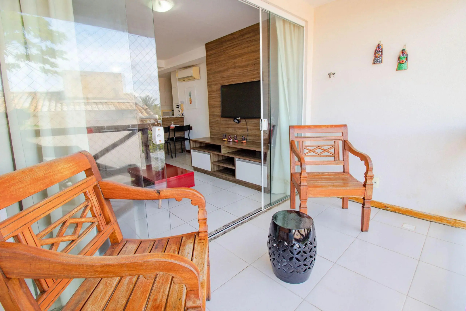 GB24 Apt 2 Quartos Pé na Areia - Paraíso dos Corais