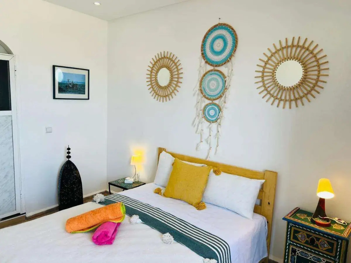 Art riad au bord de la mer