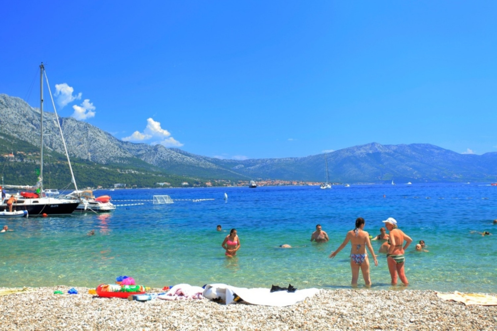 Apartment Jakica - family apartment with garden terrace A1 Mate Korcula, Island Korcula