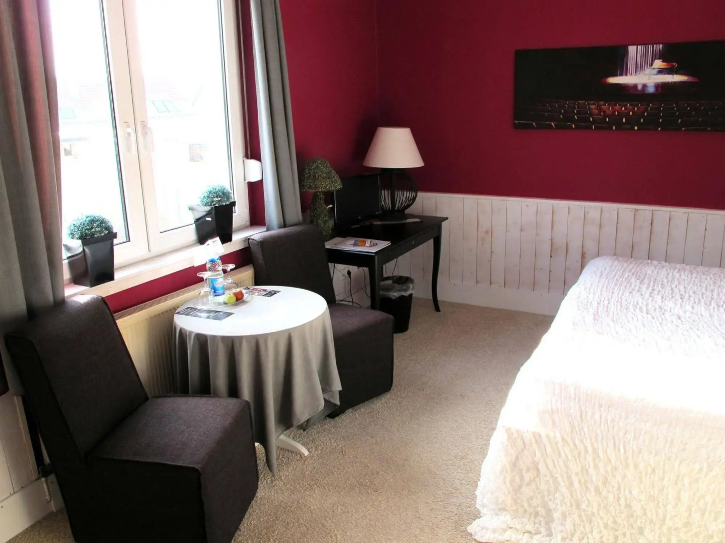 Apfelhotel mit Streusel